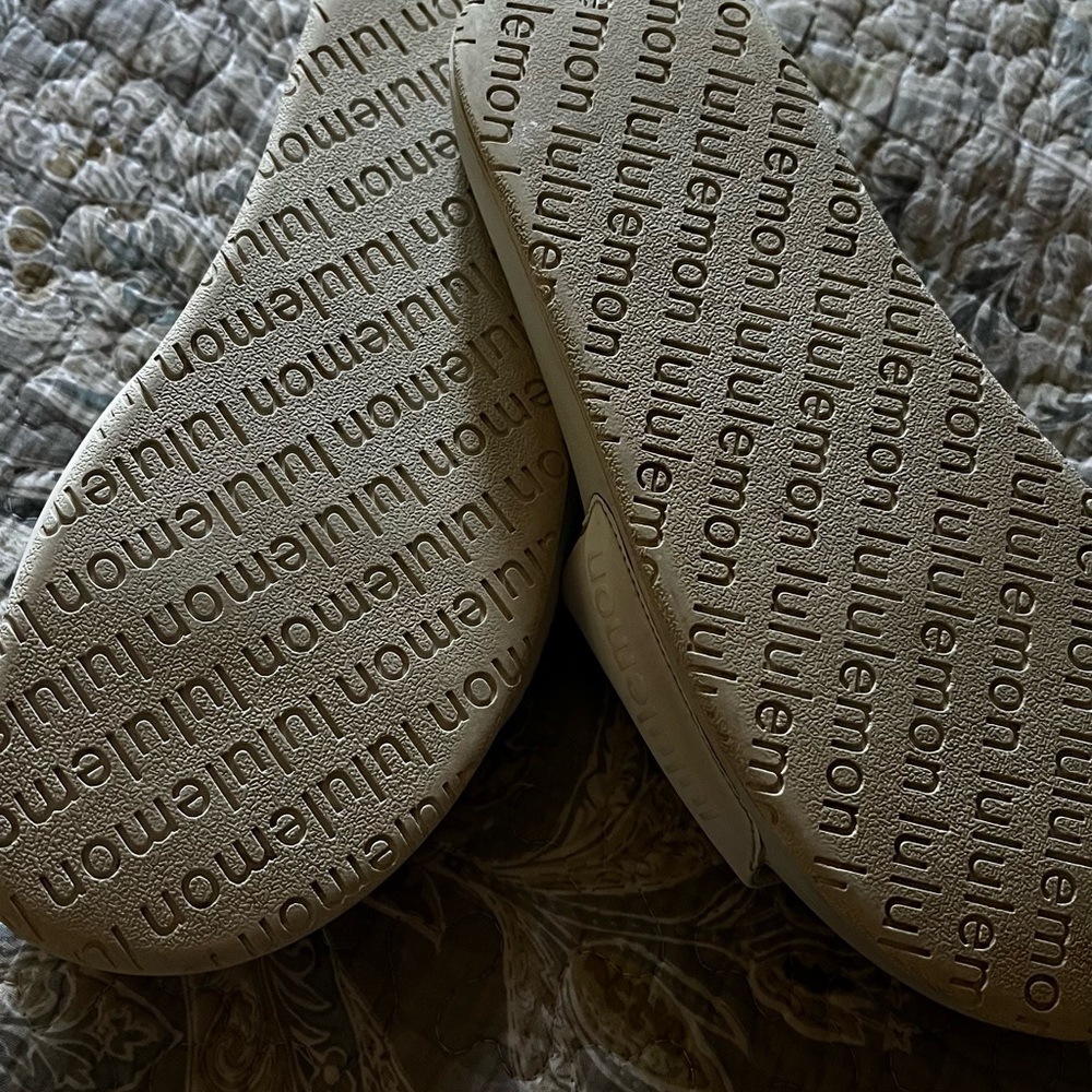 lululemon athletica Cream Sandals